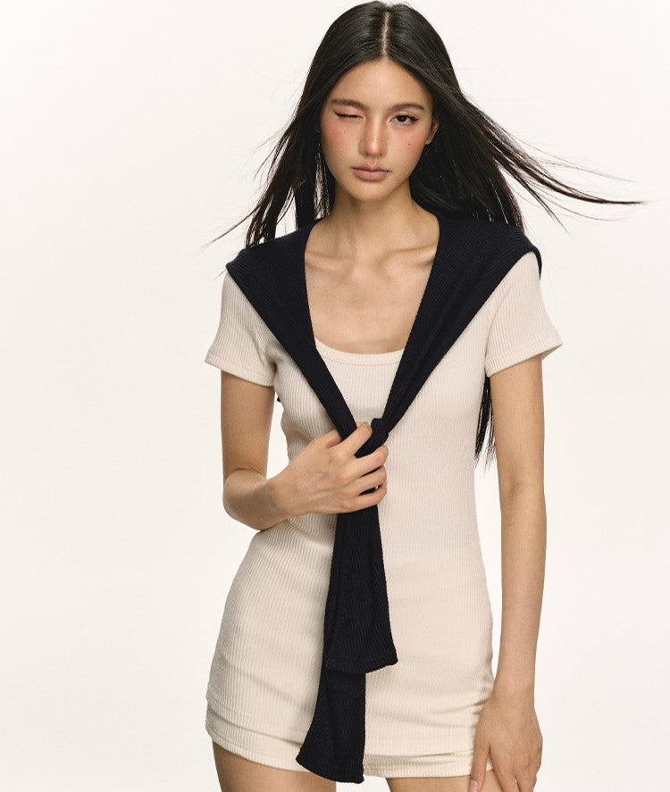 Temperament Slim Short-sleeved Top/Shorts ANA0025