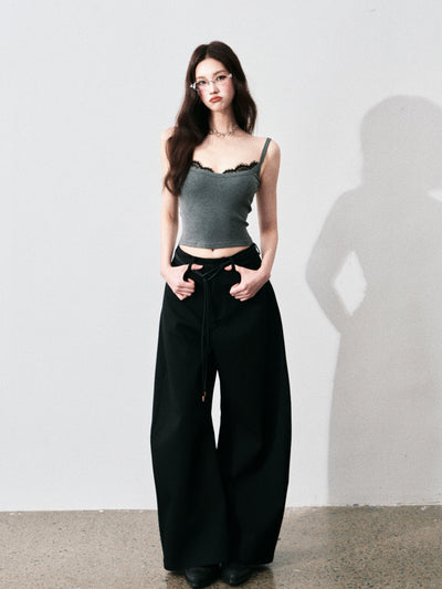 Lace Splicing Layered Camisole LUL0139
