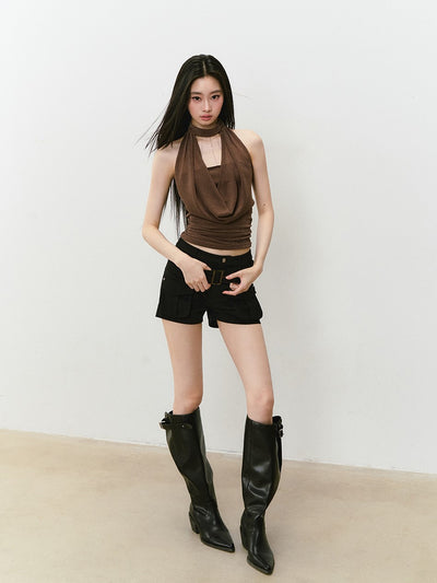 Three-dimensional Pocket Work Shorts VIA0321
