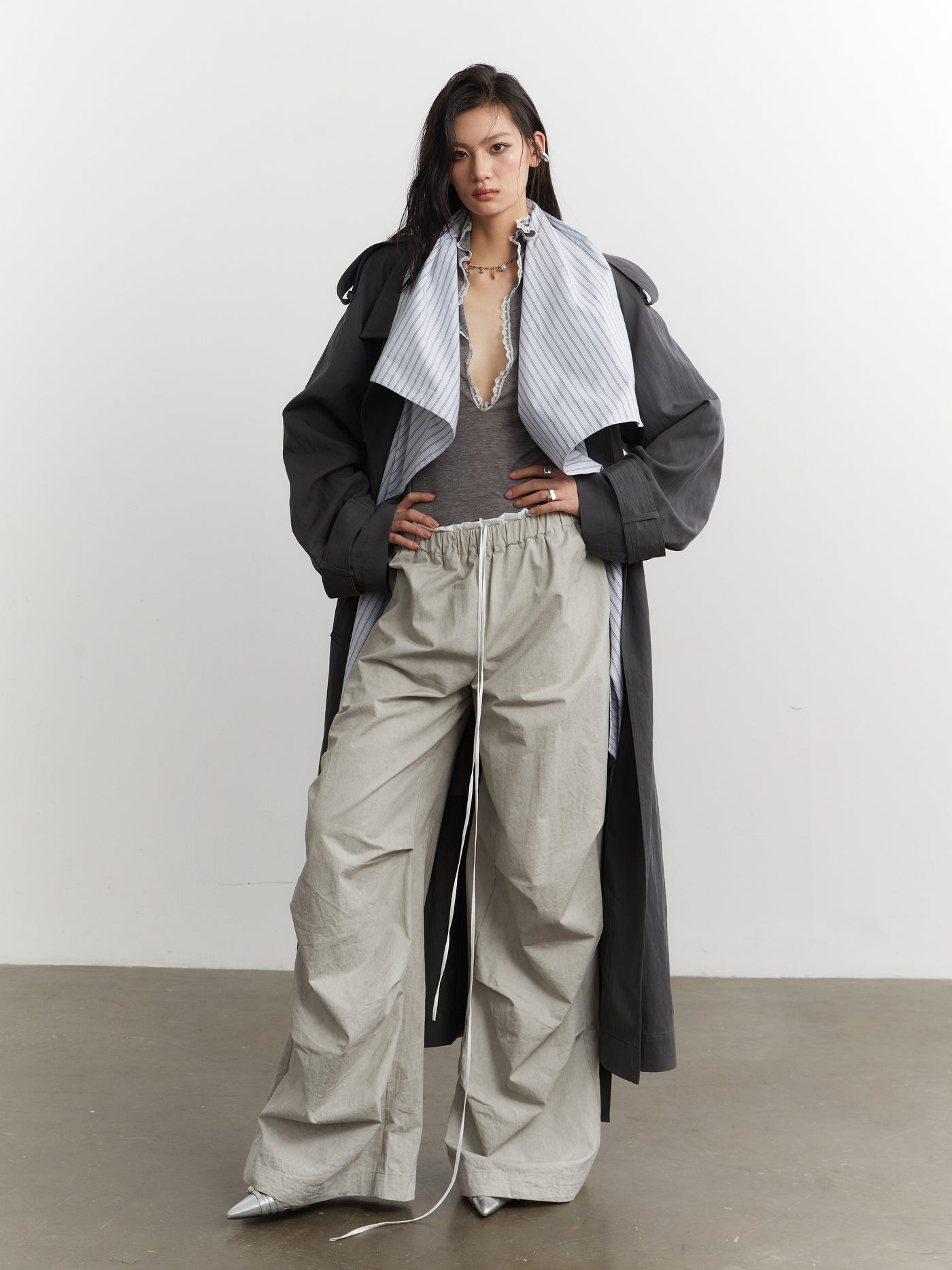 Urban Nomadic Style Long Jacket JNY0250