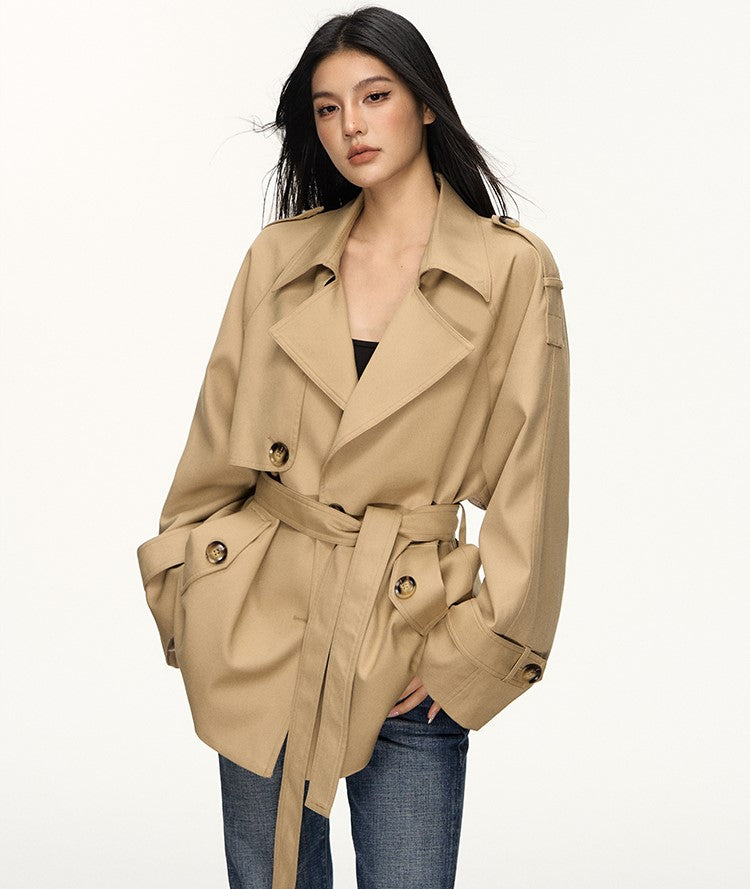 Classic Oversized Collar Trench Coat ANA0110