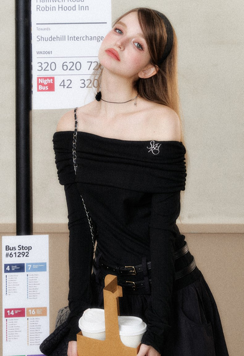 One-shoulder Long Sleeves Dress SPE0037
