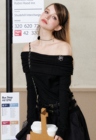 One-shoulder Long Sleeves Dress SPE0037