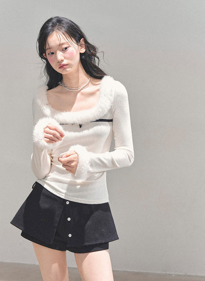 Moonlight Plush Slim Sweater DIA0703