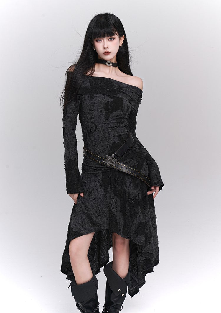 Unique One-shoulder Wasteland Style Dress LAD0112