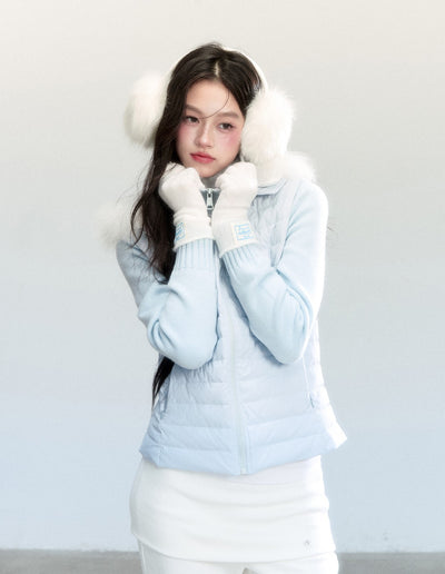 Fur Collar Hooded Down Jacket FRA0453