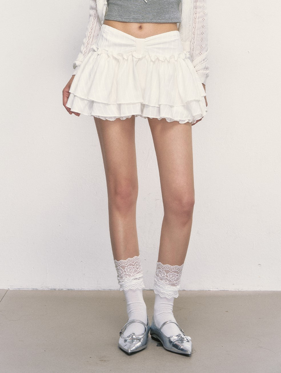 Bow Waist Puffy Cake Skirt WEE0020