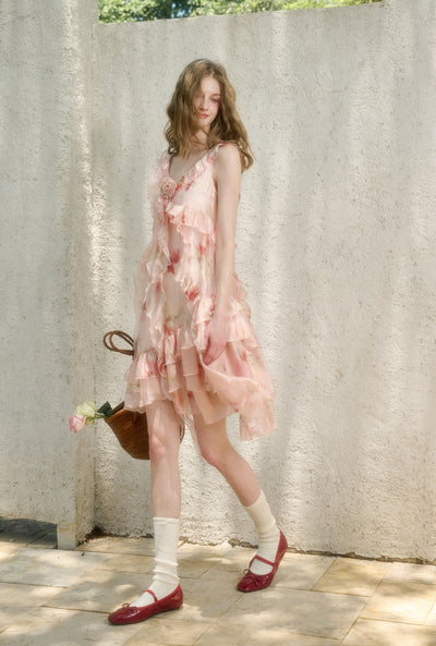 French Irregular Fairy Dress GRO0166