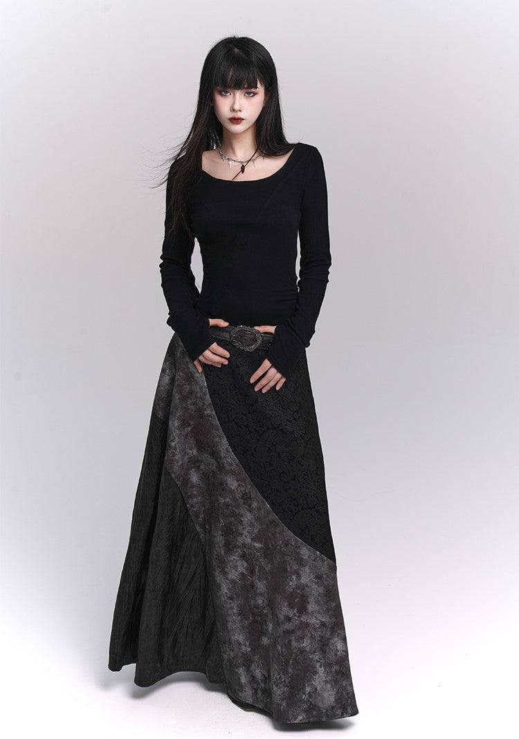 Artistic High-end Niche Design Black Dress LAD0118