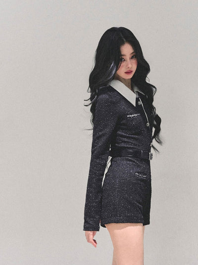 Luxurious Style Flower Decorated Jumpsuit DIA0684