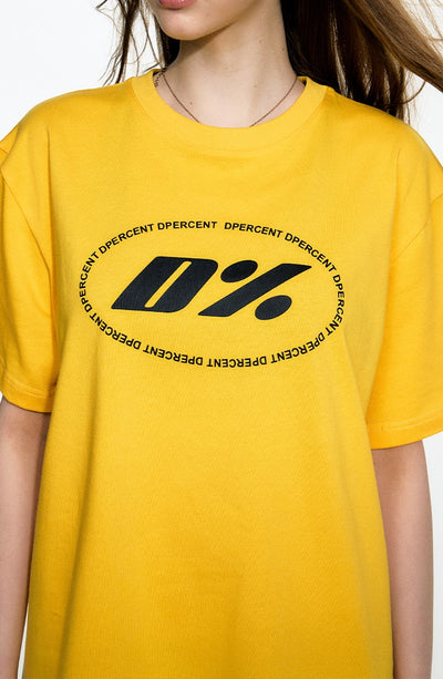 Logo Printed Loose Cotton Short-sleeved T-shirt DPR0038