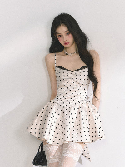 Lace Polka Dot Tutu Dress DIA0446