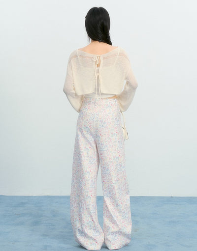 Colorful Puppy Graffiti Print Pants NTO0225