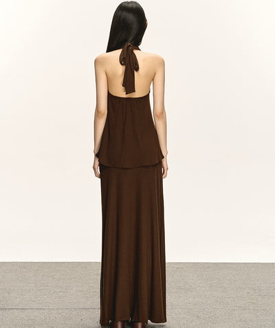 Halter Neck Top/Long Skirt ANA0038