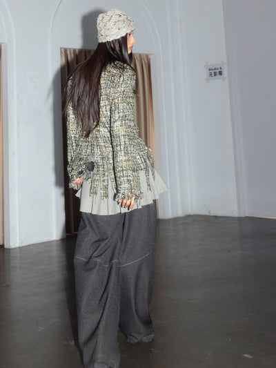 Relaxed Casual Curved Pants JNY0275