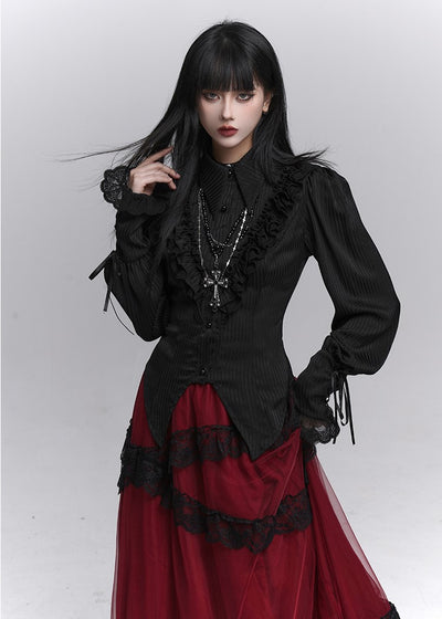 Gothic Style Long-Sleeved Shirt LAD0228