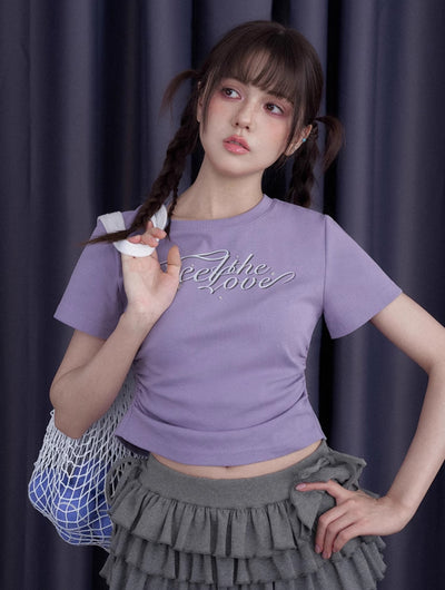 Back Bow Short T-shirt SAG0266
