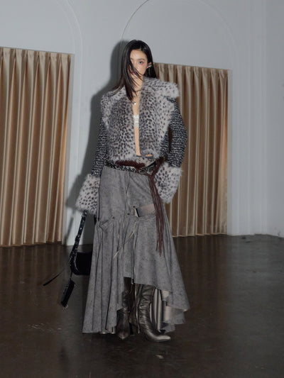 Detachable Multi-Wearing Irregular Hem Skirt JNY0274