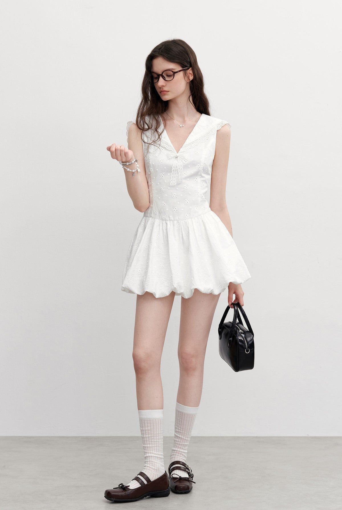 French Sleeveless Sailor Dress AYF0098