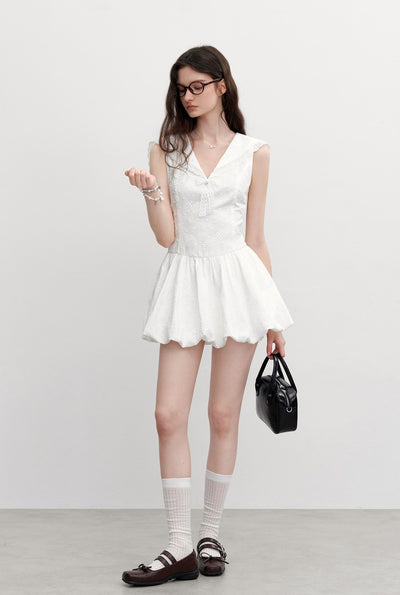 French Sleeveless Sailor Dress AYF0098