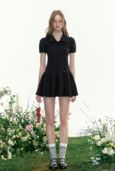 Puff Sleeve Slim Dress AYF0090