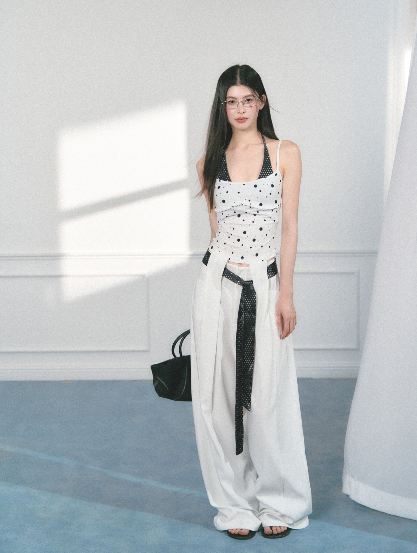 Polka Dot Casual Wide-leg Pants SAL0155