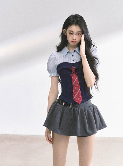 American  Stripes Short Sleeve Shirt DIA0480
