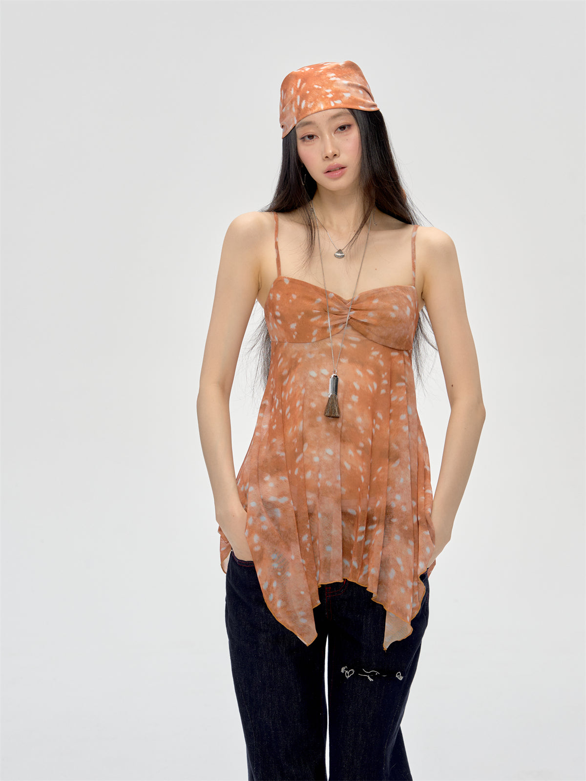 American Retro Mesh Camisole CUR0211