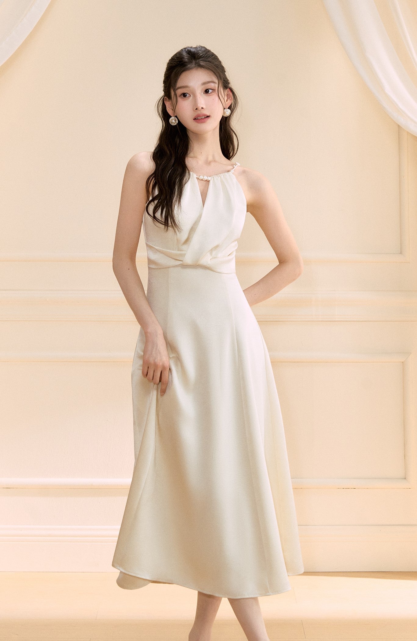 Pearl Swing Suspender Dress OSH0151