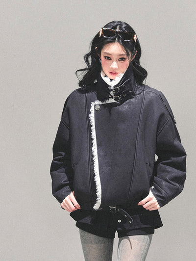 American-style Fur Cotton Jacket DIA0698