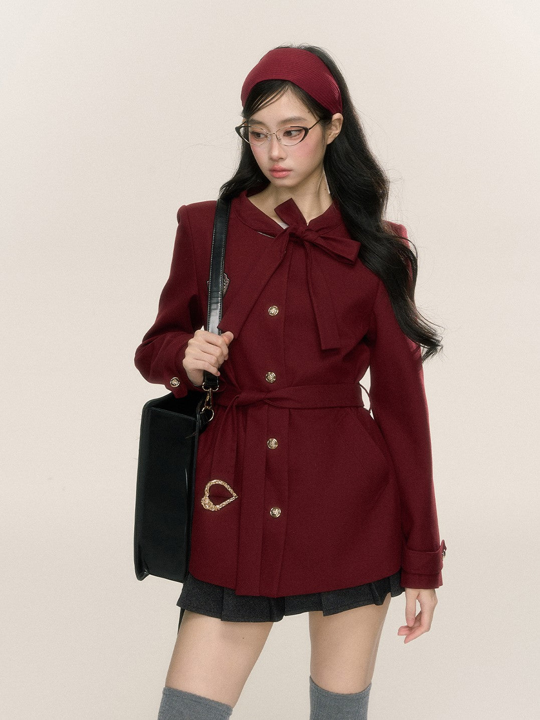 British Style Intellectual Suit Red Jacket DIA0234