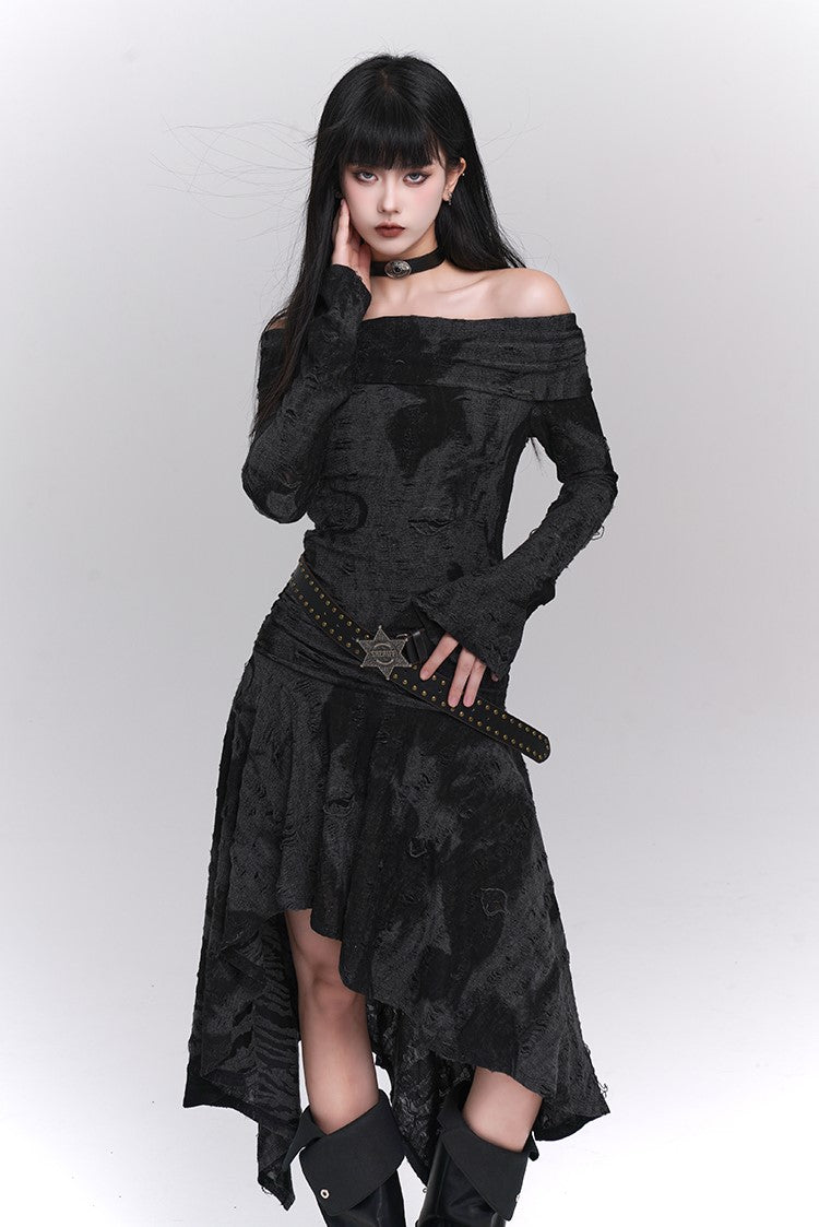 Unique One-shoulder Wasteland Style Dress LAD0112