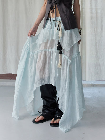 Bohemian Lace Vest Top/Skirt JNY0248