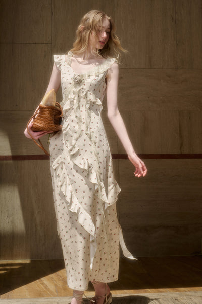 Mint and Lemon Lace Dress GRO0131