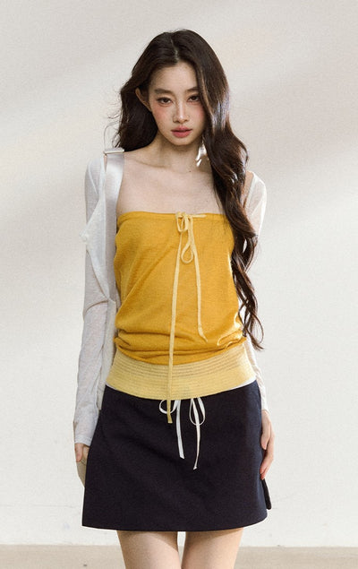 Casual Thin White Cardigan SHI0214