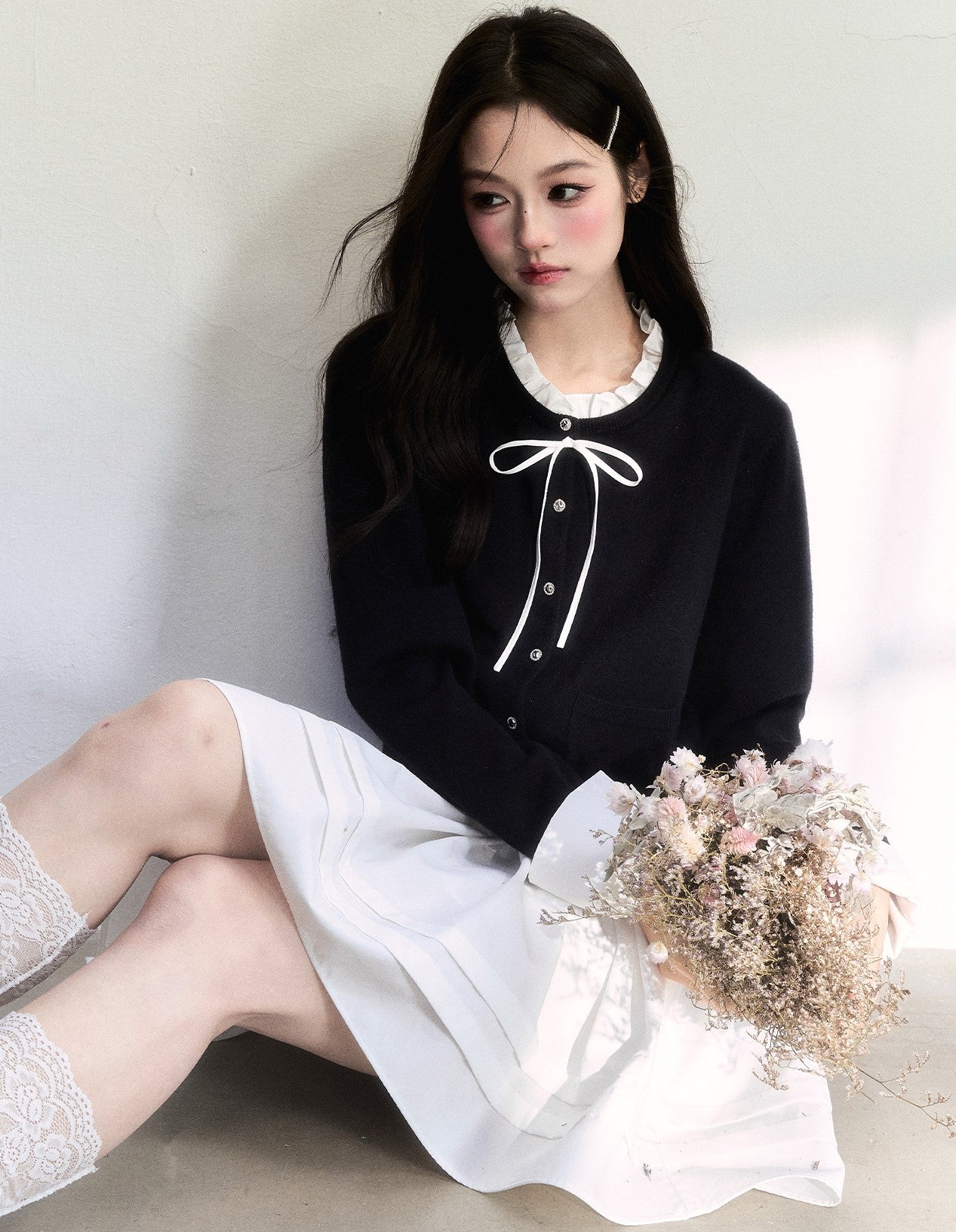 Ballet Style Bow Cardigan/Tutu Skirt FRA0496