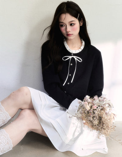 Ballet Style Bow Cardigan/Tutu Skirt FRA0496