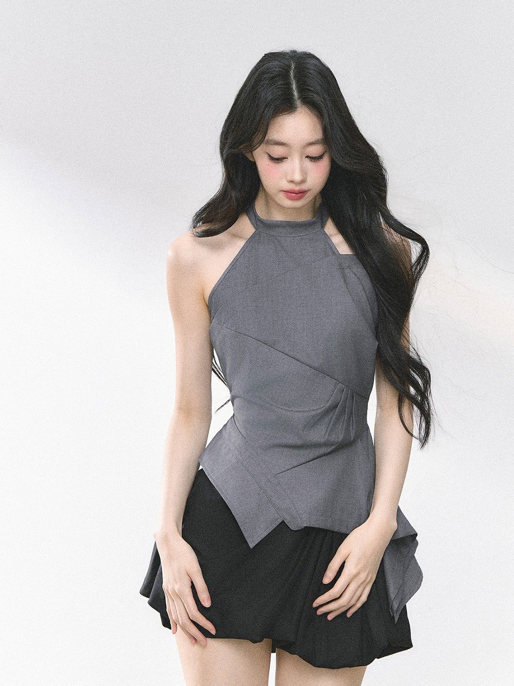Waist Slimming Halter Neck Top DIA0466