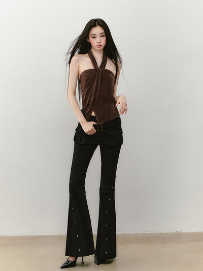 Halter Neck Top+Waistcoat VIA0341