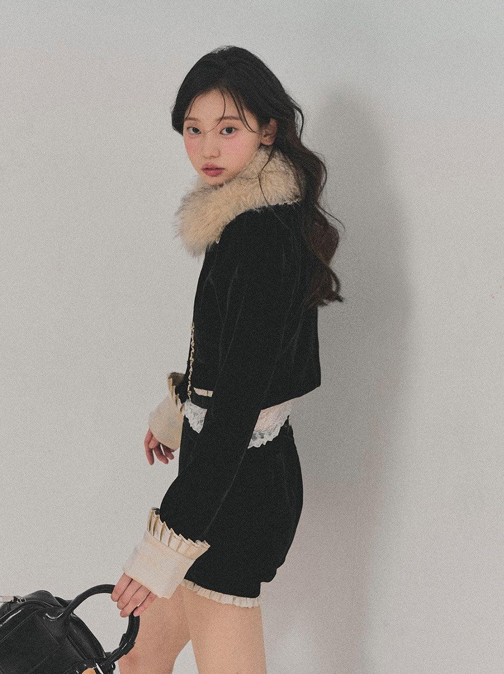 Snow Country Fur Short Jacket/Shorts DIA0702
