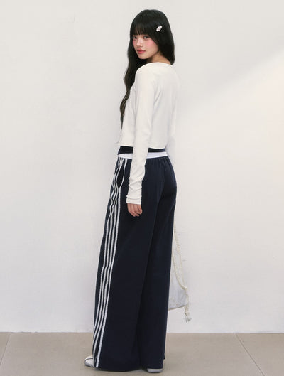 Lace-up Lazy Style Pants WEE0041