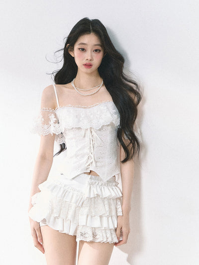 White French Lace Camisole DIA0459