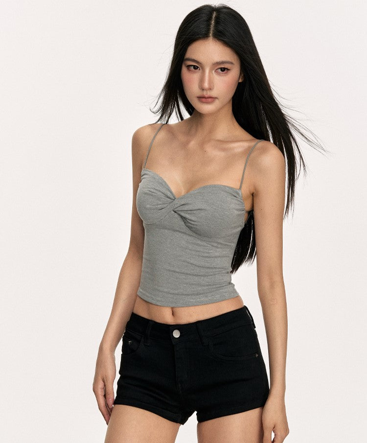 Chest Pad Twisted Camisole ANA0004