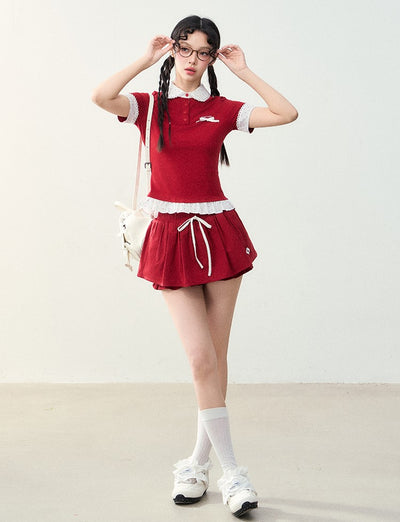 Fake Two-piece Splicing T-shirt NTO0227