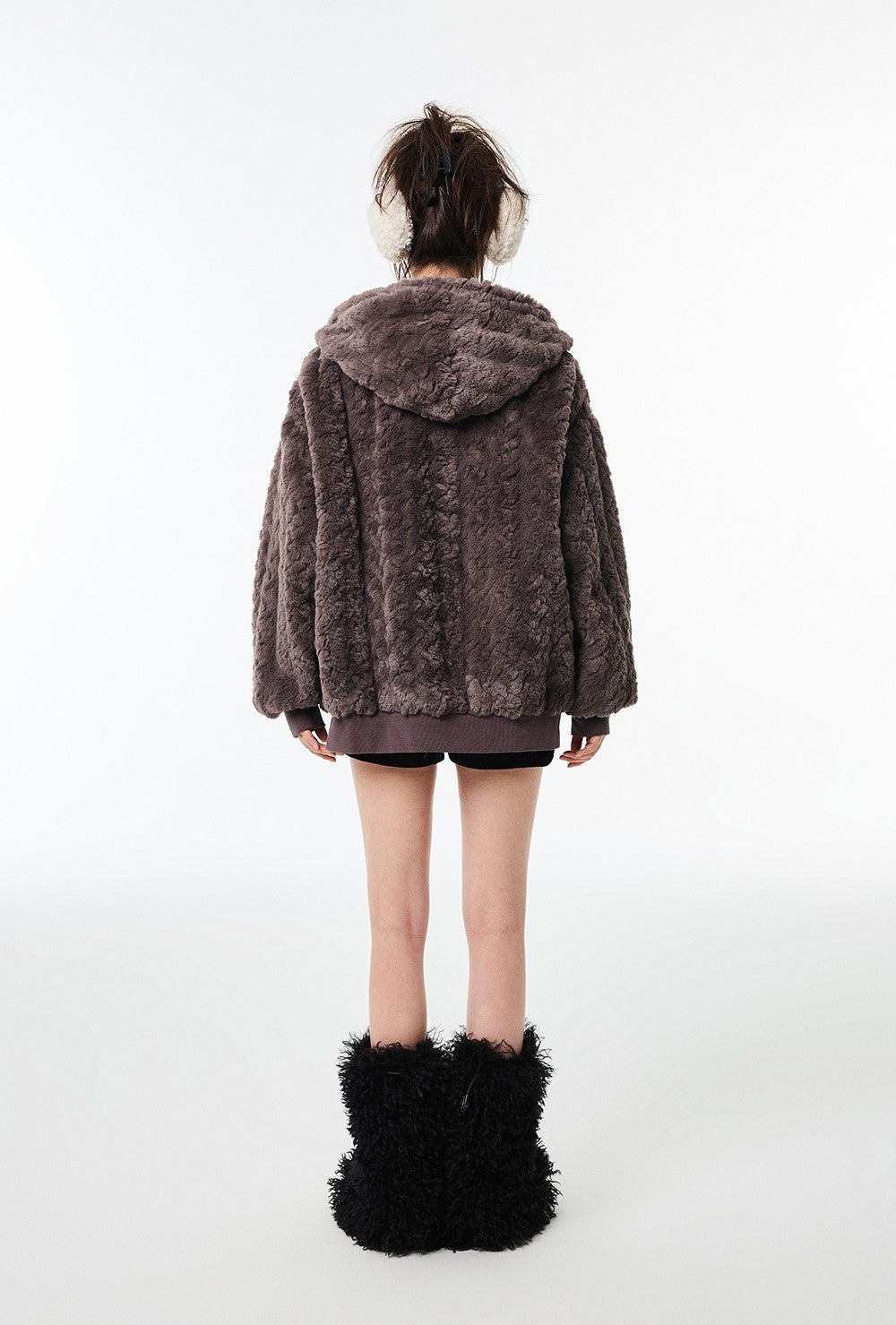 Fur High-grade Casual Cotton Jacket VIA0140