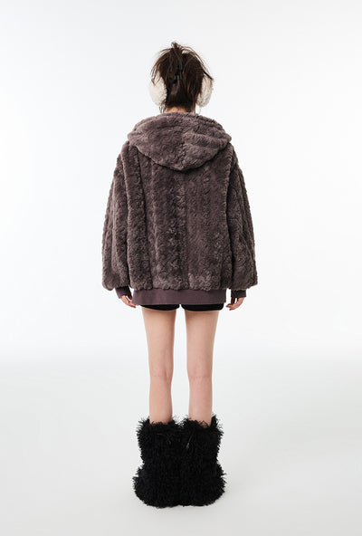 Fur High-grade Casual Cotton Jacket VIA0140