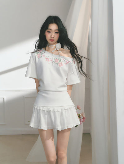 Rose Choker/Lace Short Skirt SAL0169