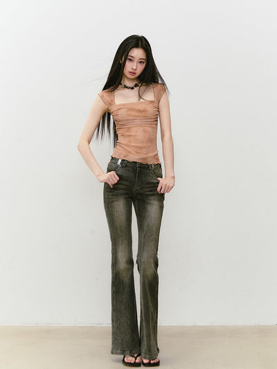 High Elastic Mesh T-shirt VIA0304