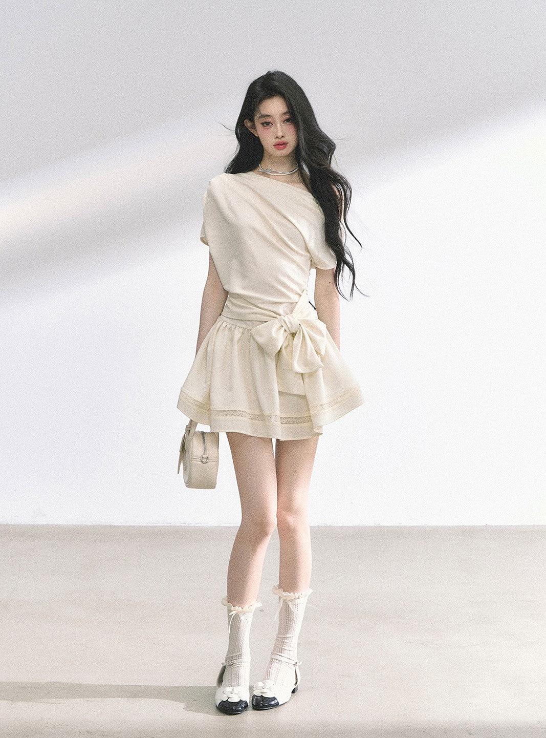 High-end French Off-shoulder Dress DIA0507