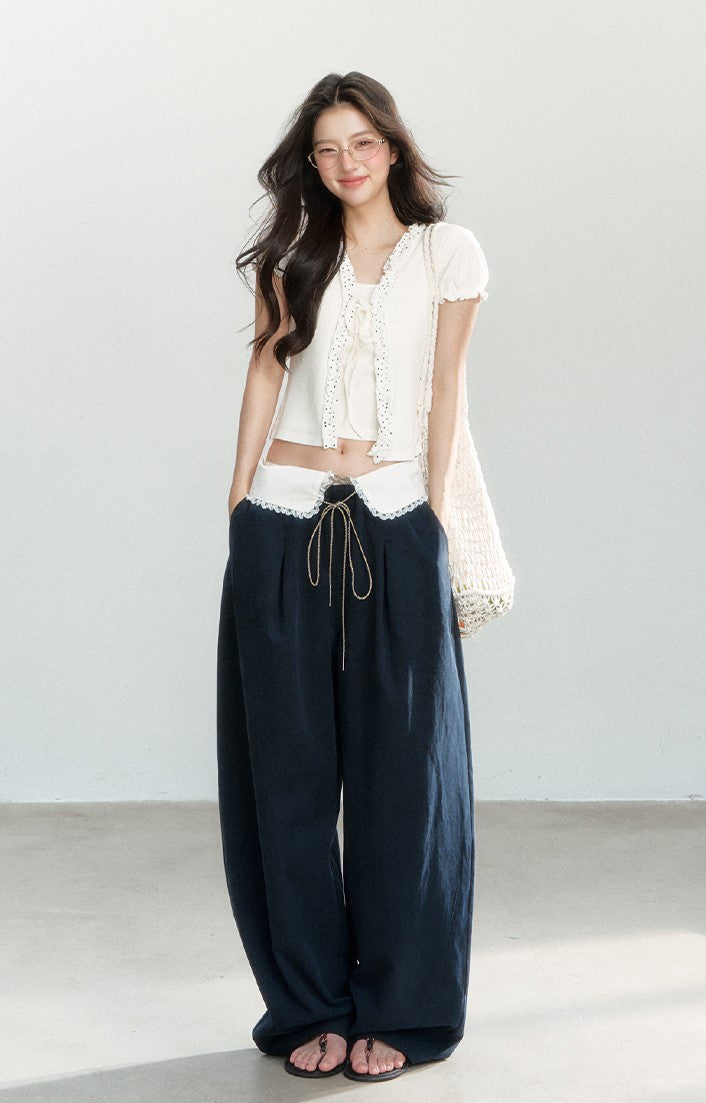 Fake Two-piece Puff Sleeve T-shirt SHI0169
